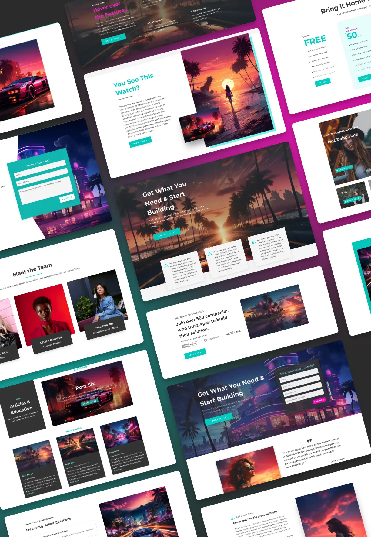 Wordpress Divi versatile multipurpose layout pack